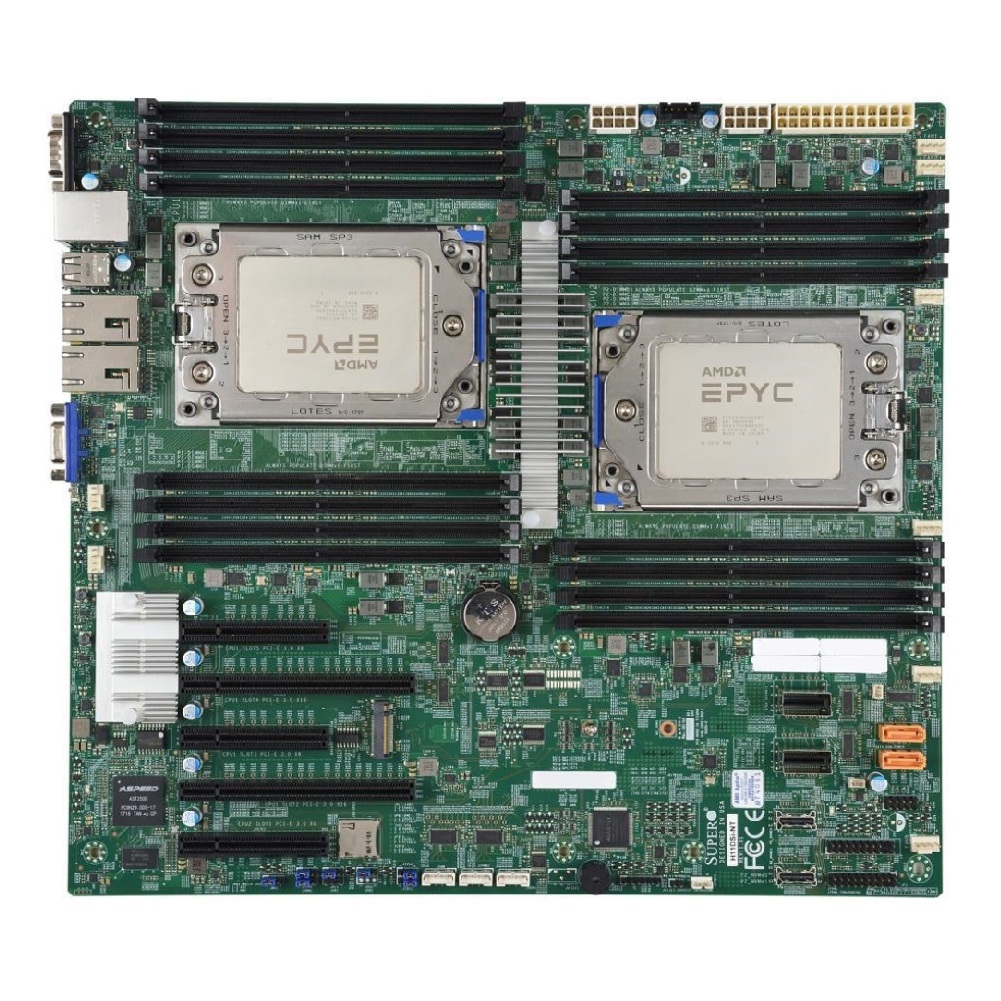 Combo Box Supermic H11DSi-NT ซ - Dual Socket Sp3 Epyc Motherboard บทวิจารณ์และราคา