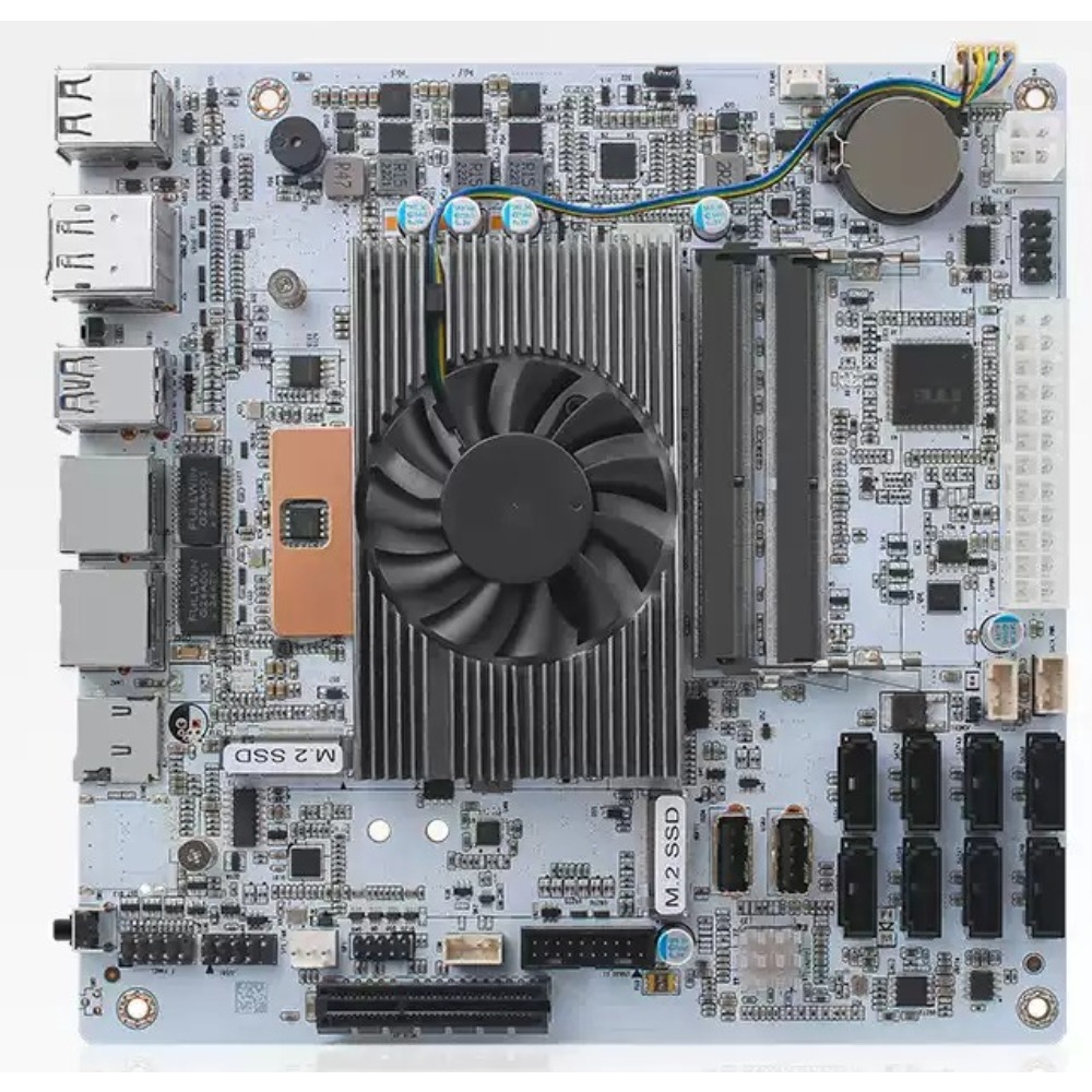 เมนบอร์ด Mini‑ITX สีขาว M11 NA - Mini Itx Dual 2.5G Nas Motherboard บทวิจารณ์และราคา