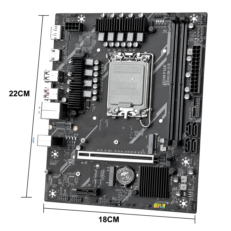 JGINYUE H810M-D/B M-ATX เมนบอร - Lga1851 Gaming Motherboard บทวิจารณ์และราคา