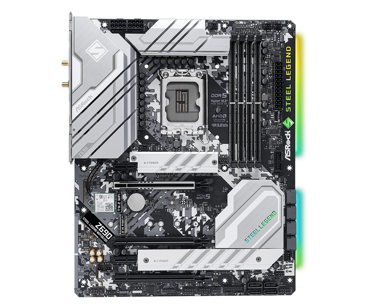 เมนบอร์ด Z690 LGA1700 ASROCK Z - X870E Atx Motherboard บทวิจารณ์และราคา