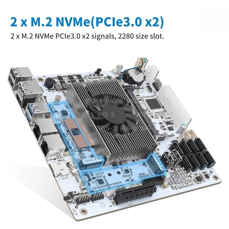 เมนบอร์ด NAS ขนาดเล็ก Mini‑ITX - Mini Itx Dual 2.5G Nas Motherboard บทวิจารณ์และราคา